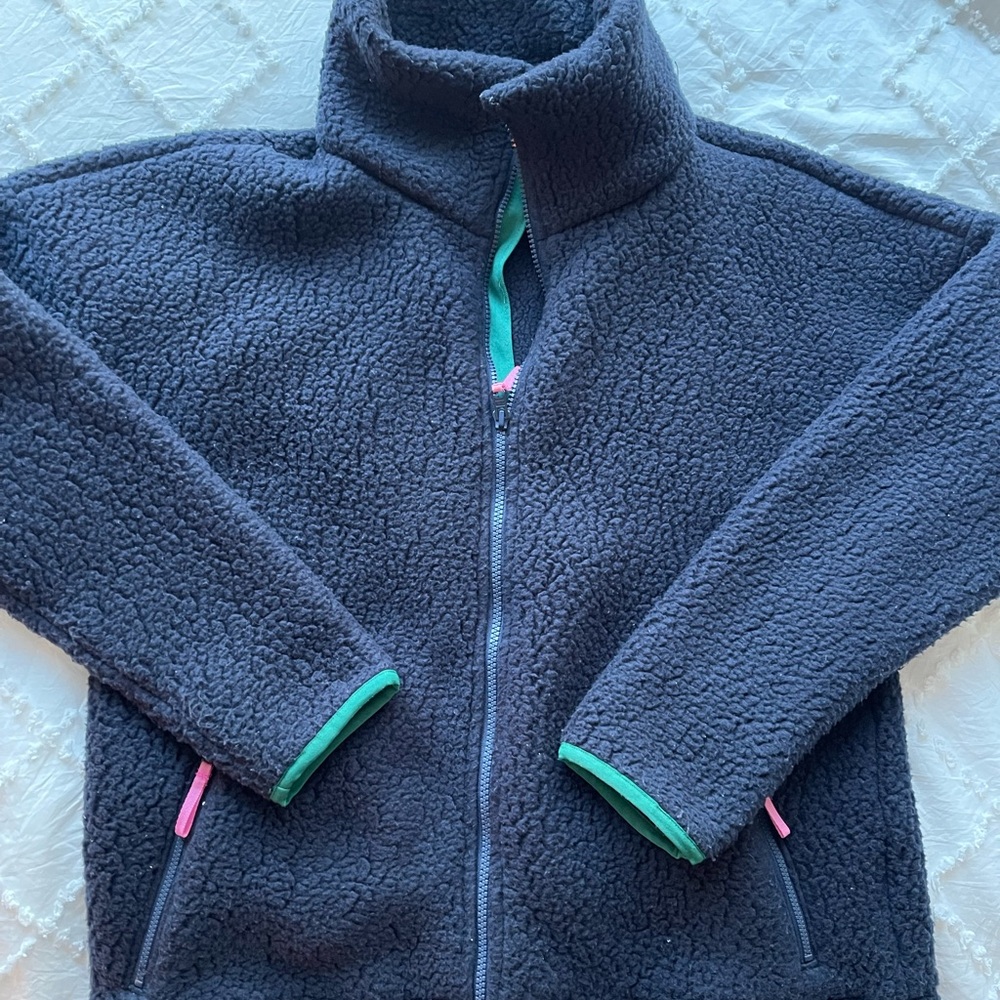 J.Crew Wonen’s Fleece Jacket - Navy
